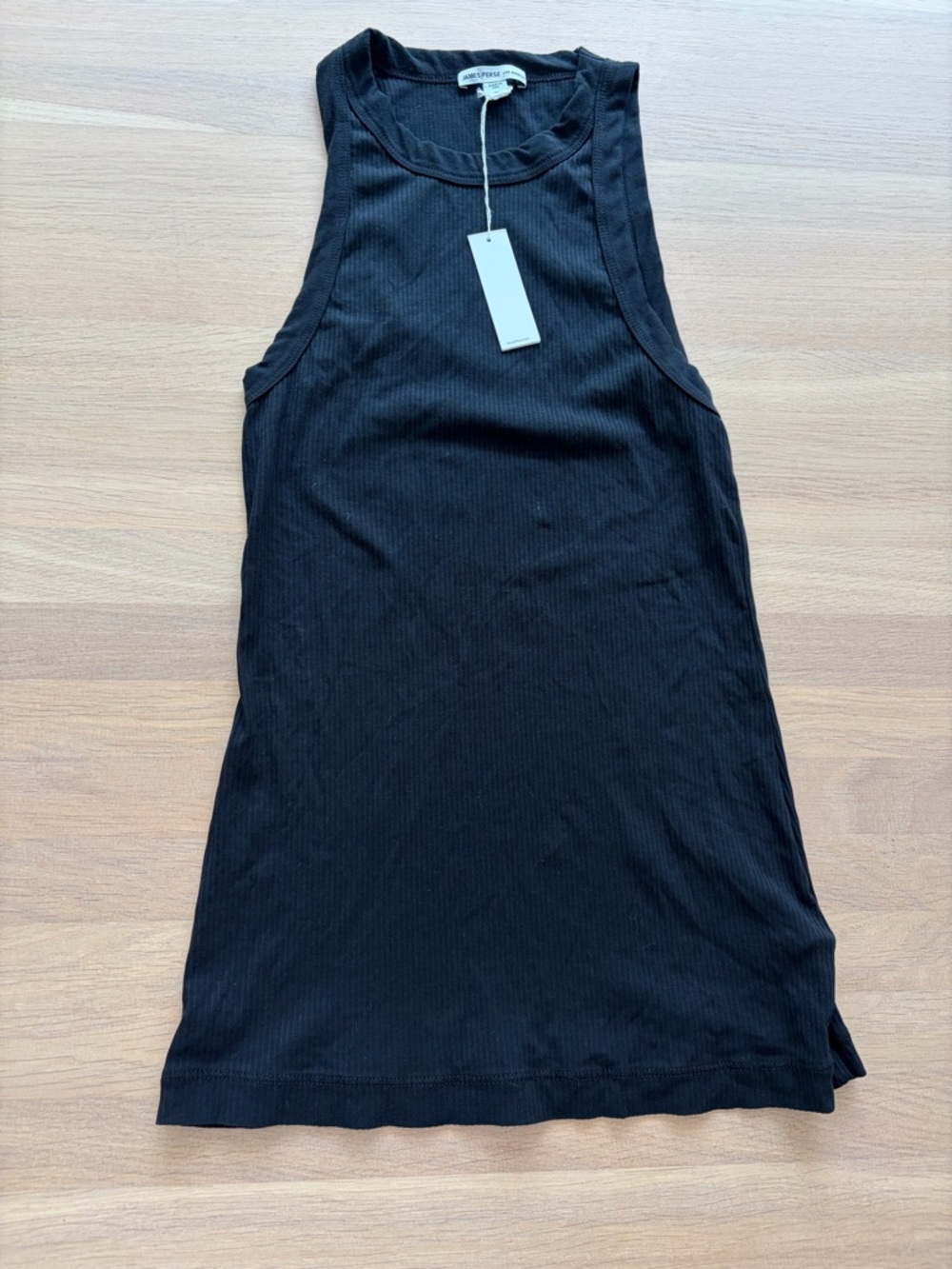 James Perse NWT Ribbed Black Tank - 2